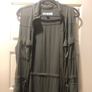 Army Green Ava and Viv Utility Vest